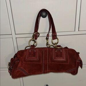 Coach Handbag in Rich Brown